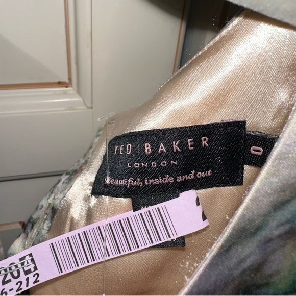 TED BAKER Multicolor Jewel Print Dress (100) - Picture 5 of 7